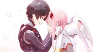 Discover images and videos about zero two from all over the world on we heart it. Download 1920x1080 Darling In The Franxx Zero Two X Hiro Romance Couple Profile View Wallpapers For Widescreen Wallpapermaiden