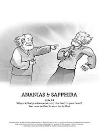 Make your world more colorful with printable coloring pages from crayola. Ananias And Sapphira Bible Coloring Pages