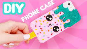 Diy Ice Cream Phone Case Clay Diy Youtube Craft Phone Cases Diy Phone Case Diy Ice Cream