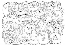 Disegni In Stile Kawaii Da Colorare Donnad Disegni Kawaii Kawaii Disegni