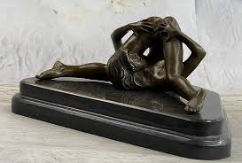 Amazon.com: Nino Oliviono Original Bronze Nude Sculpture Ecstasy Signed  Statue Artwork Large by Think Bronze Finery Artwork : Everything Else