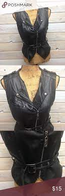 Easley Faux Leather Vest Faux Leather Vest Leather Vest Clothes Design