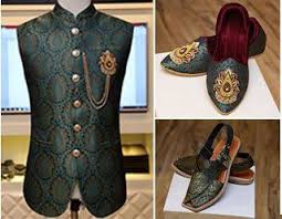 Get Customized Mens Stylish Waistcoat For Your Mehndi Occasion Exclusive Designs Of Awami Waistcoats Stylish Waistcoats Man Dress Design Wedding Kurta For Men