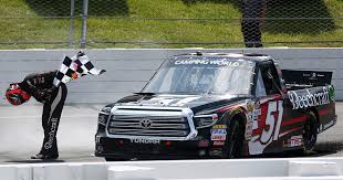 If you quit a race prematurely, you will not lower your ipl, so it is to your advantage to run as many laps clean laps as possible to lower your ipl. Kyle Busch Wins At Pocono To Tie Ron Hornaday For Most Truck Series Wins Fox Nascar Rus America
