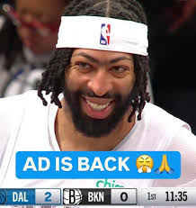 Anthony Davis is back 🔥