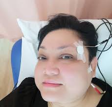 Air meleleh daripada mulut, Adibah Noor kena bell's palsy