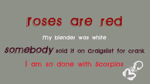 Dirty Roses Are Red Poems