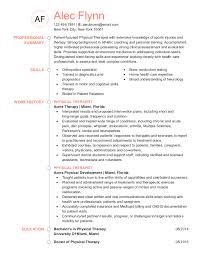Athletic achievements can be recorded on the red sidebar in this sports resume template. Massage Therapist Resume Examples Jobhero