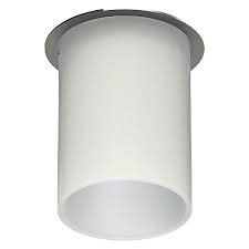 The neutral tone will complement any flooring, wallpaper, or paint, and frosted swirl glass adds an alluring aesthetic. Contrast Lighting Ardito 3 5 Inch Flangeless Frosted Glass Tube Ceiling Light Ylighting Com