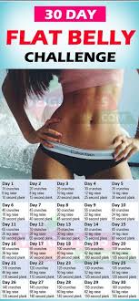 30 Day Challenge For Flat Belly Best 3 Abdominal Exercise For Flat Belly Best Stomach Exercise To Get R In 2020 Belly Workout Challenge Stomach Workout Tummy Workout