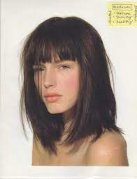 25 Long Bob With Bangs Bob Haircut And Hairstyle Ideas Short Hair With Bangs Medium Hair Styles Hair Styles