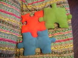 5 out of 5 stars (14) $ 12.00. Puzzle Pillows A Shape Plushie Sewing On Cut Out Keep Creation By Turborocketpants