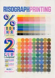 Colour Chart Graphic Design Print Lettering Design Print
