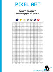 Le pixel art [p i k. Cahier De Pixel Art Gratuit Lulu La Taupe Jeux Gratuits Pour Enfants