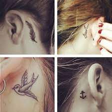 Ear Tattoos Tumblr Really Liking The Behind The Ear Idea Hipster Tattoo Tattoo Behind Ear Tattoos Behind The Ear