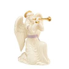 This finely detailed kneeling camel figurine is a welcome addition to any native scene. Amazon Com Lenox First Blessing Kneeling Angel With Trumpet Figurine Individual Nativity Figurines Lenox Kneeling Nativity