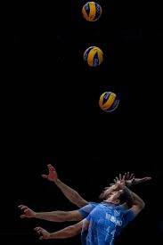 The brazil men's national volleyball team is governed by the confederação brasileira de voleibol (brazilian volleyball confederation) and takes part in international volleyball competitions. In This Multiple Exposure Image Bruno Lima Of Argentina Serves During The Volleyball Photos Olympics 2016 Rio Olympics 2016