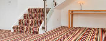 A carpet that is too thick can be a safety hazard, because as it wraps around the nosing (front edge) of the stair, it acts as a ramp for your foot, with nothing substantial to support your foot underneath. Staircase Runner Design Ideas Vincent Flooring Surrey Carpets