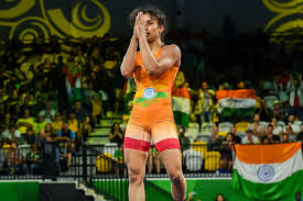 India wrestler vinesh phogat lost in the quarterfinals of the women's freestyle 53kg event at the tokyo olympics after going down against belarus' vanesa kaladzinskaya here at makuhari messe hall a mat b on thursday. Vinesh Phogat Clinches Gold At Yasar Dogu International In Istanbul Mykhel