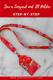 You have regular woven lanyards or you can try our two layer deluxe wovens with a polyester base and then a woven satin finish on top. How To Make A Lanyard And Id Holder Sew Very Crafty