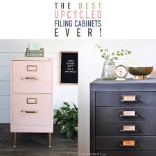 After the sanding was done, i wiped the board down with. The Best Upcycled File Cabinets Ever The Cottage Market