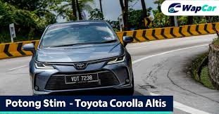 Basuh stim enjin hanya boleh dilakukan di basuh kereta oleh orang yang terlatih. Potong Stim Toyota Corolla Altis Selesa Tetapi Tidak Praktikal Wapcar