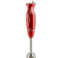 OVENTE Immersion Blender, Stainless Steel Blades, 300W Multipurpose Hand  Mixer, 2-Speed Settings, Red (HS560R) HS560R