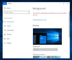 Can i change my desktop wallpaper when windows 10 is not activated? 2 Ways To Set Desktop Background Wallpaper Without Activation Winhelponline