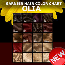 Olia Color Shine Belle Color Hair Color Chart
