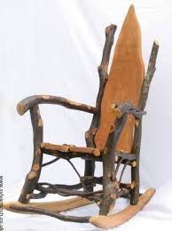 Rustic Rocking Chair Wooden Rocking Chairs Chair