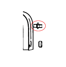 Bouton Levier Pour Grille Pain Tefal Tl330d11 Jq Et Tl330511 Jq0 Miss Pieces Com