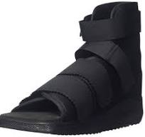 Complete Medical Slimline Cast Boot Black Square Toe, Extra-Small, 0.53  Pound