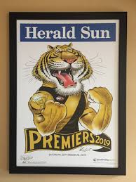 Protected behind 2 mm thick clear glass and ready to hang, without a mat or a border. Western Bulldogs 2016 Richmond 2020 2019 2017 Premiership Posters Framed Ready To Hang