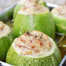 Recette Courgettes Rondes Farcies Aux Champignons Et Chevre Recette Recette Courgette Ronde Recette Courgette Ronde Farcie Recette Avec Courgette