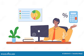 Financial Advisor Monitoring Investment Budget. Consultant Economical  Solutions Creative Idea Stock Vector Image & Art - Alamy