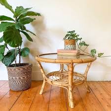 Shop for round coffee tables at cb2. Vintage Round Rattan Coffee Table Cane Glass Top Coffee Tables Gumtree Australia Moreland Area Coffee Table Cane Rattan Coffee Table Coffee Table Vintage