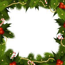 Transparent Christmas Border Png Frame Template