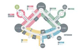 Centre Map Bluewater Shopping Retail Destination Kent