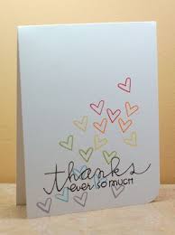 No sweat — you can diy one by cutting up a white eraser. Fabulous Simple Cards Thank U Cards Inspirational Cards
