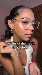 outfits i wore with my zeelool glasses 👓 #outfits #ootd #zeelool #tryon  #jewelry #fyp #fypシ #bluelightglasses @ZEELOOL Optical