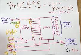 74hc595 Shift Register Tutorial Arduino With 7 Segment Shift Register Arduino Segmentation