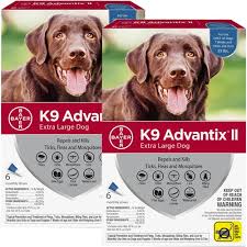 12 Month K9 Advantix Ii Blue For Extra Large Dogs Over 55 Lbs