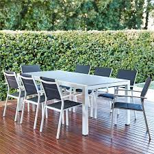 Find Mimosa 9 Piece Coral Bay Dining Setting At Bunnings Warehouse Visit Your Local Store For The Widest Outdoor Dining Set Outdoor Furniture Sets Dining Set