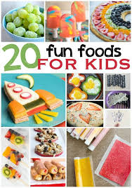 20 Fun Foods For Kids The Realistic Mama Fun Kids Food Food Breakfast For Kids
