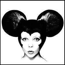 Penelope Tree as Mickey Mouse, 1970. by David Bailey