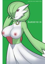 Sexy Gardevoir with nipples by saberrung 