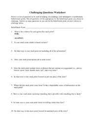 Collections of free, printable alphabet worksheets for teaching young learners their abcs. Challenging Questions Worksheet Challenging Questions Worksheet Pdf Pdf4pro