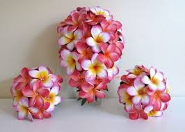 Welcome Brides Flower Bouquet Wedding Plumeria Bouquet Hibiscus Wedding