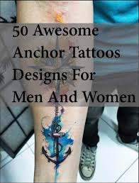 Amazing compass back tattoo for girl. Anchor Tattoos 50 Awesome Anchor Tattoo Designs For Men And Women