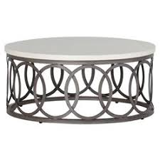 The side tables quadruple the space for beverages and burgers! Outdoor Coffee Tables Outdoor Round Coffee Tables Kathy Kuo Home